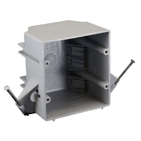 dual gang junction box|2 gang adjustable electrical box.